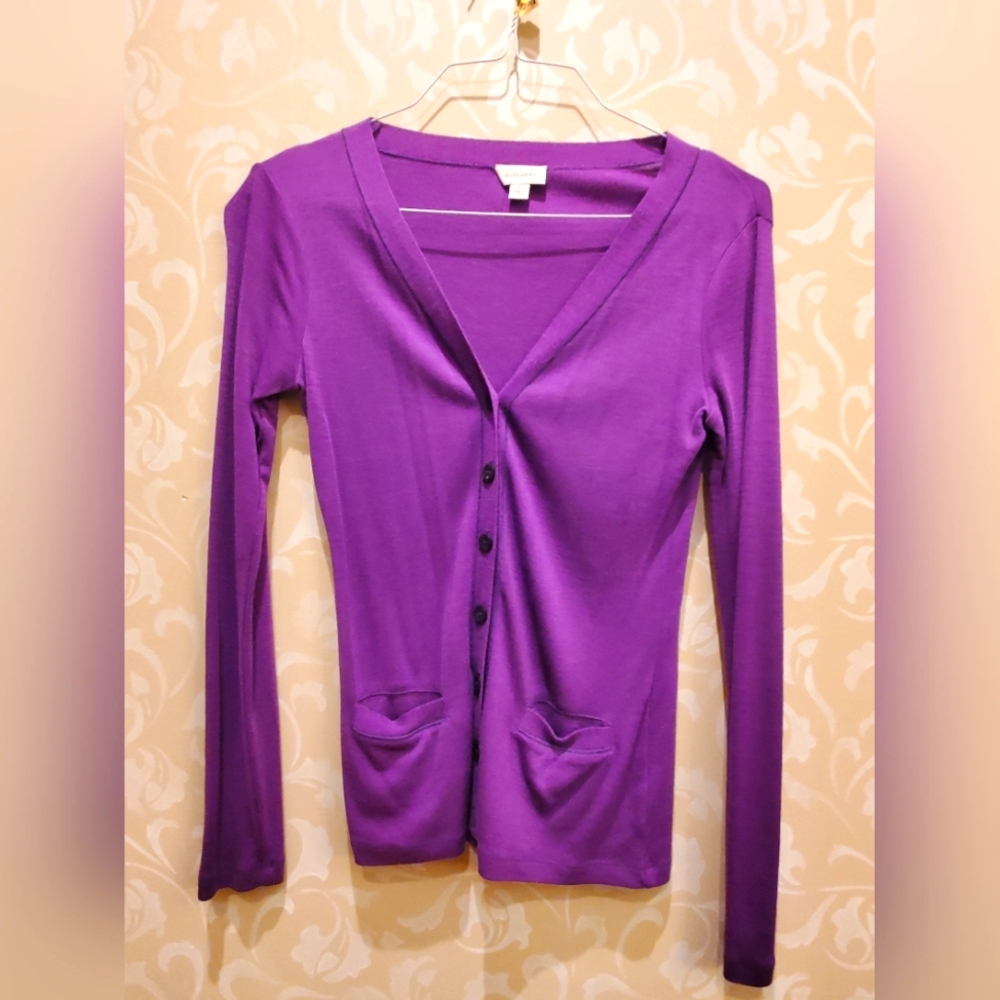 Witchery purple cardigan